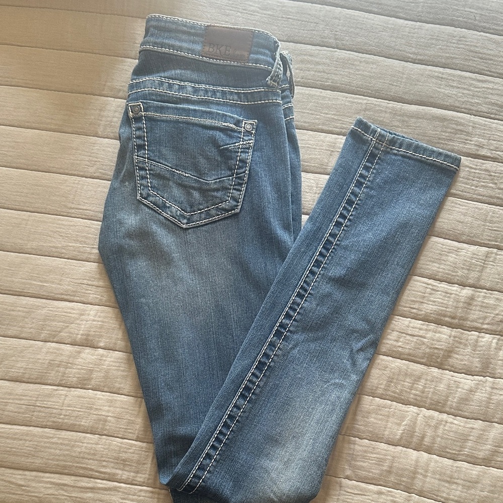 BKE Medium Blue Skinny Jeans